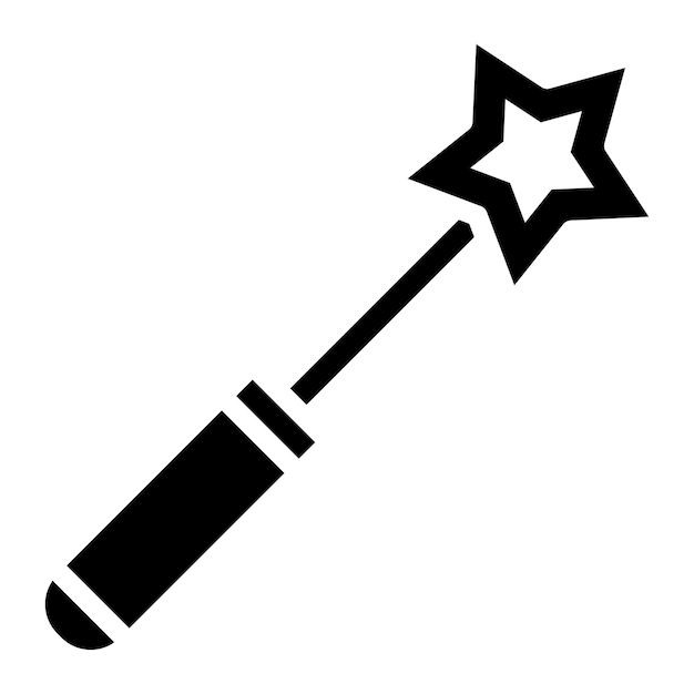 Imagen vectorial de icono mágico Se puede usar para Fairytale