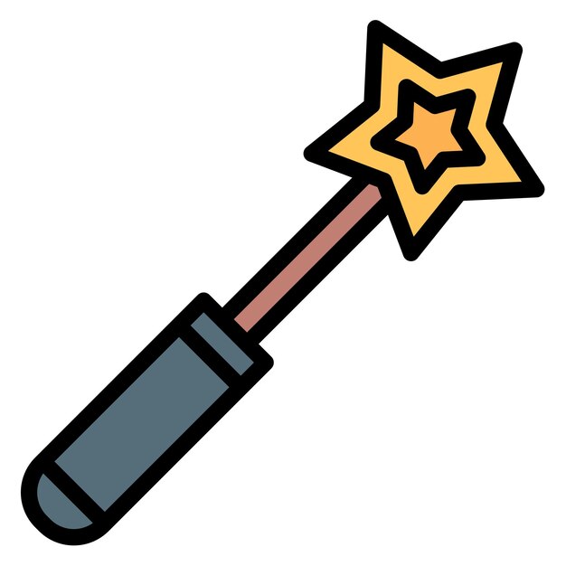 Imagen vectorial de icono mágico Se puede usar para Fairytale