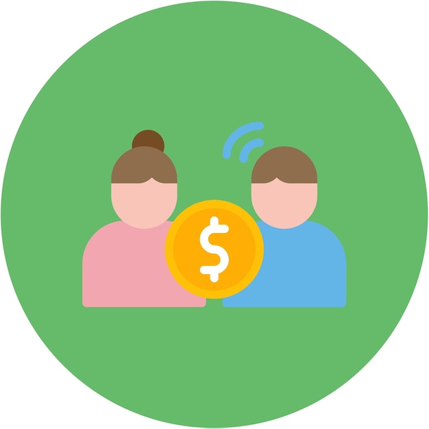 Imagen vectorial de icono de mal parentaje Se puede usar para la adopción de niños