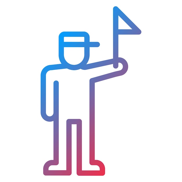 Imagen vectorial del icono del manifestante masculino Se puede usar para protestar y desobediencia civil