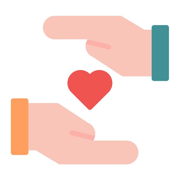 Imagen vectorial del icono de la mano de ayuda Se puede usar para Amistad