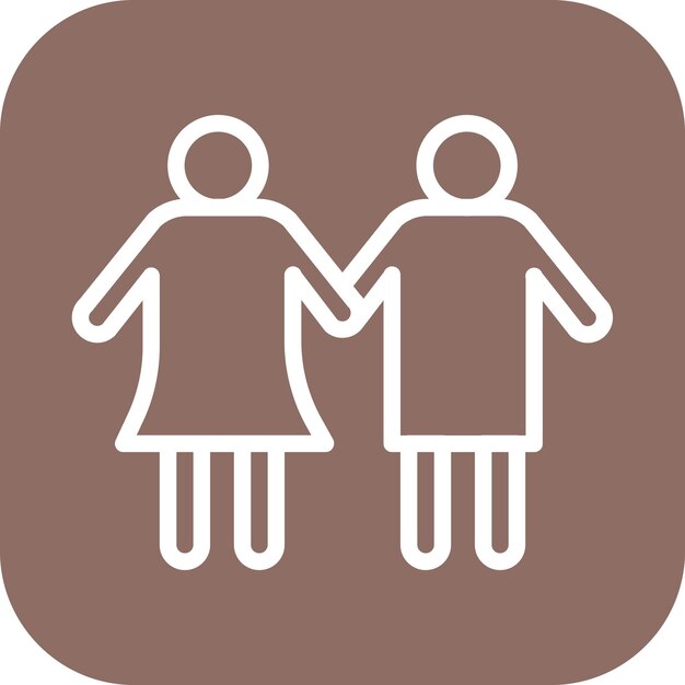 Imagen vectorial del icono de las manos se puede usar para la maternidad