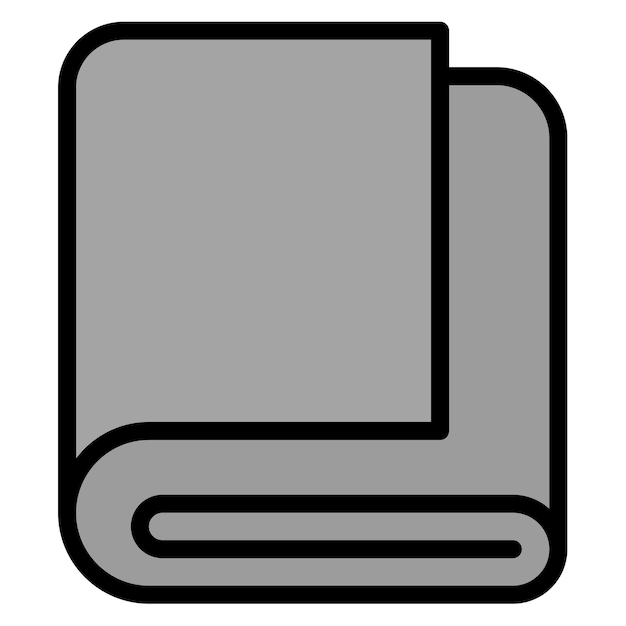Imagen vectorial del icono de la manta Se puede usar para sin techo