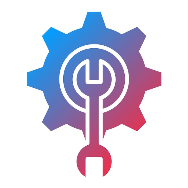 Imagen vectorial de icono de mantenimiento Puede utilizarse para personas de negocios
