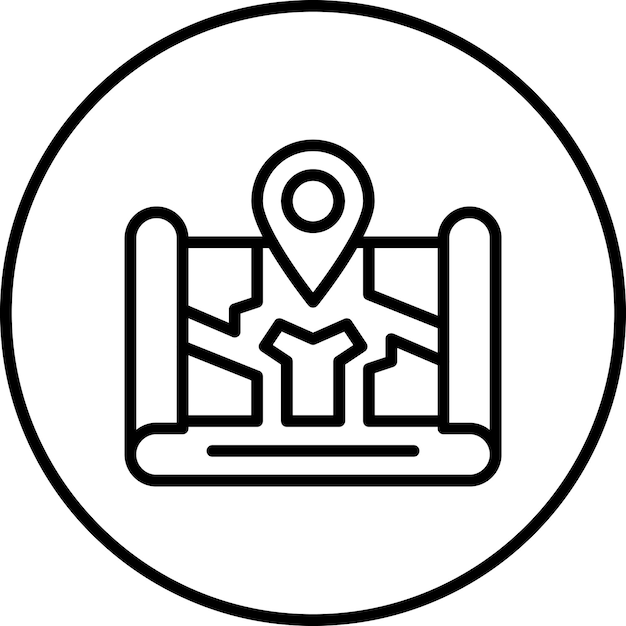 Imagen vectorial del icono del mapa del brote Se puede utilizar para las enfermedades infecciosas