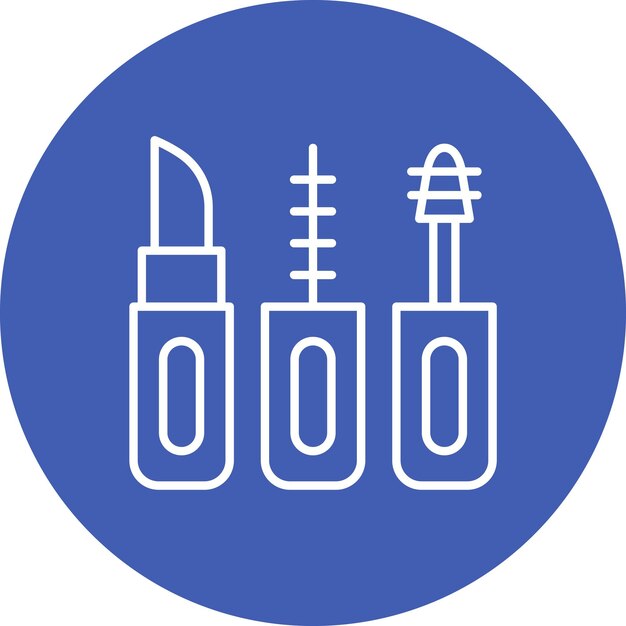 Imagen vectorial de icono de maquillaje Se puede usar para bodas