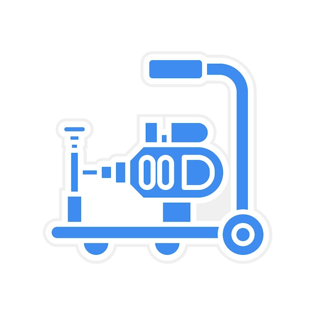 Imagen vectorial del icono de la máquina de limpieza de desagüe Se puede utilizar para la fontanería