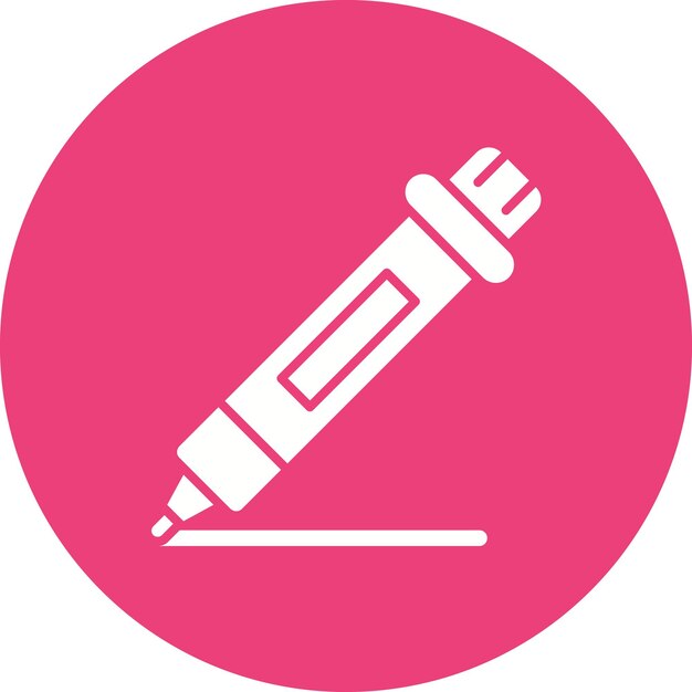 Imagen vectorial de icono de marcador Se puede utilizar para la creatividad