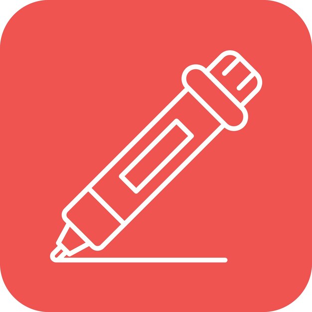 Imagen vectorial de icono de marcador Se puede utilizar para la creatividad
