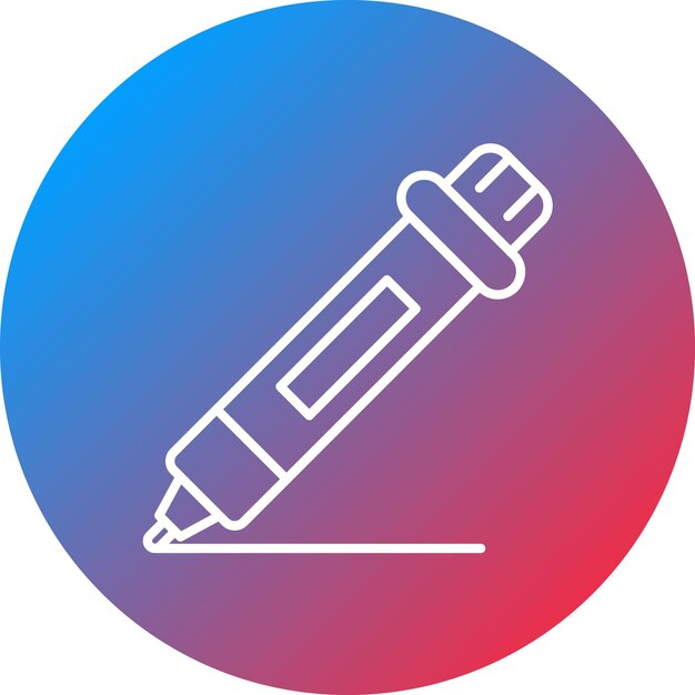 Imagen vectorial de icono de marcador Se puede utilizar para la creatividad