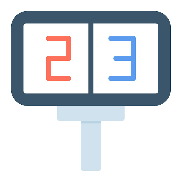 Imagen vectorial del icono del marcador Se puede utilizar para el rugby