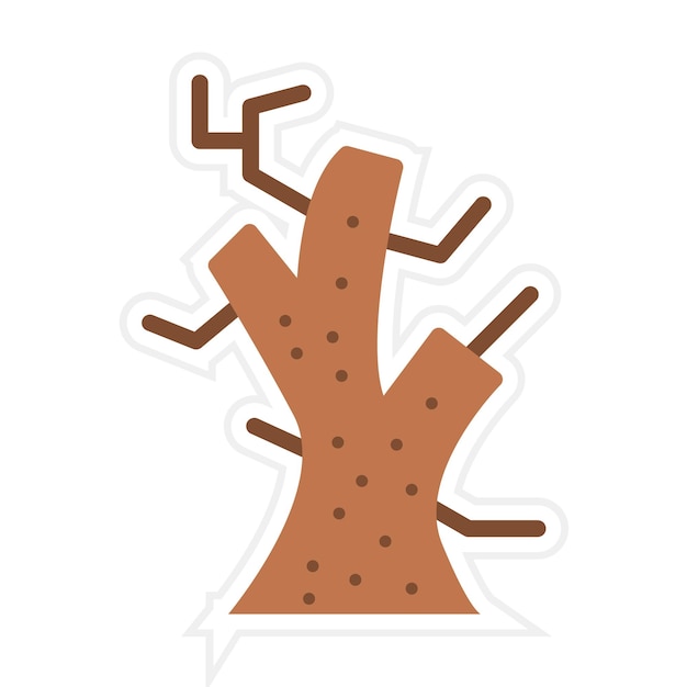 Imagen vectorial de icono marchitado Se puede usar para desastres naturales