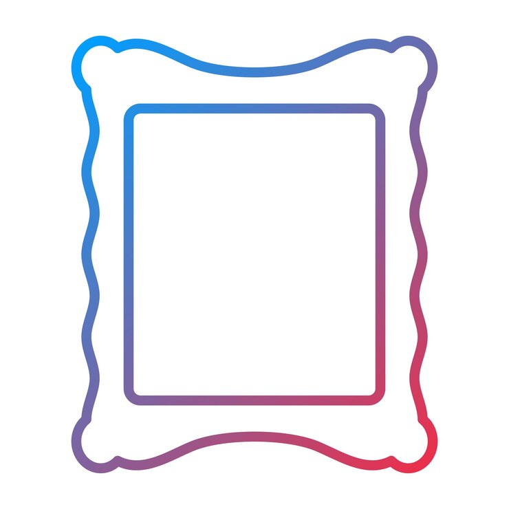 Vector imagen vectorial del icono del marco de la foto se puede utilizar para la vida familiar
