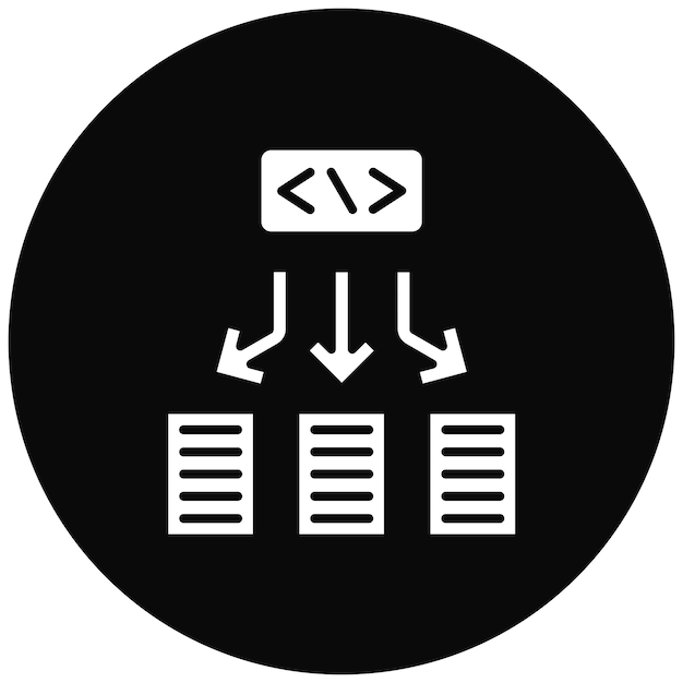 Imagen vectorial del icono del marco Se puede usar para No Código