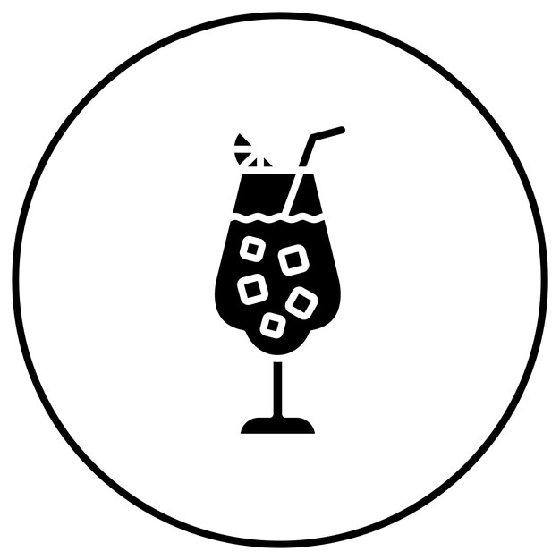Imagen vectorial del icono de Margarita Se puede usar para bebidas