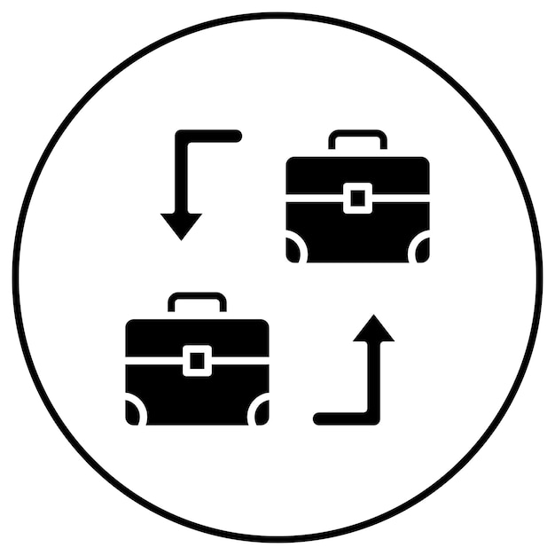 Imagen vectorial de icono de marketing B2B Se puede utilizar para el marketing digital