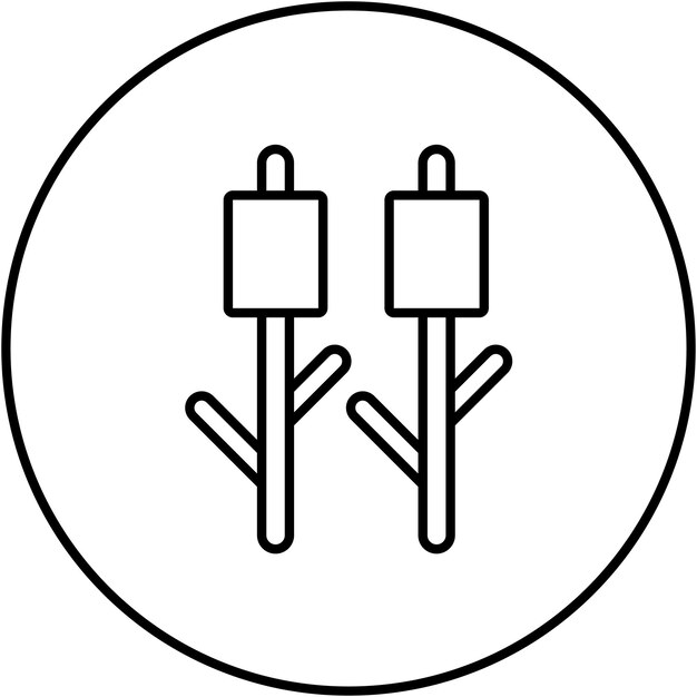 Imagen vectorial del icono de los marshmallows Se puede usar para dulces y caramelos