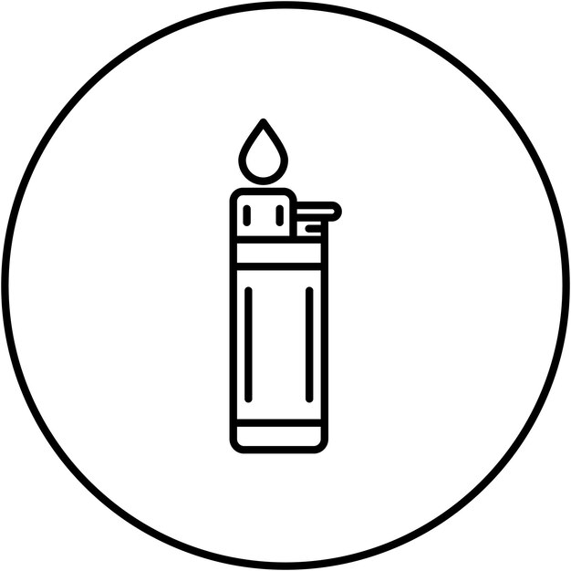Imagen vectorial de icono más ligera Se puede usar para la supervivencia