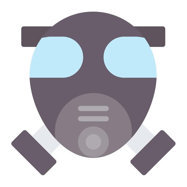 Imagen vectorial del icono de la máscara respiratoria Se puede utilizar para enfermedades infecciosas