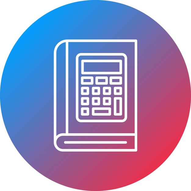 Imagen vectorial de icono de matemáticas Se puede usar para Educación