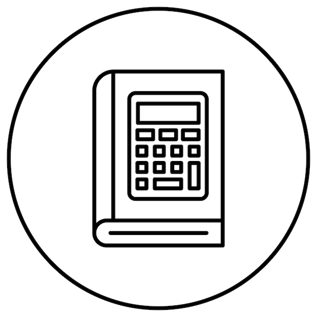 Imagen vectorial de icono de matemáticas Se puede usar para Educación