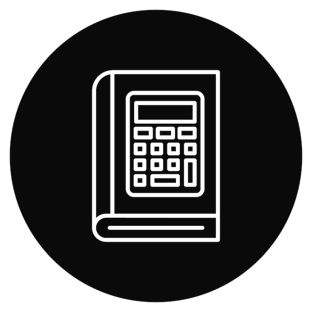 Imagen vectorial de icono de matemáticas Se puede usar para Educación