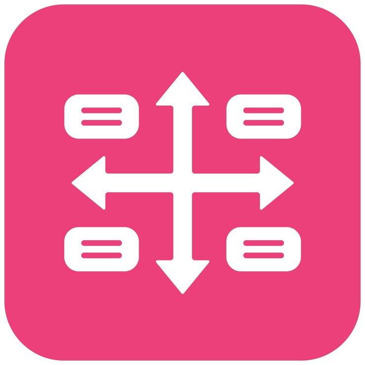 Vector imagen vectorial del icono de la matriz de cuadrícula se puede utilizar para la infografía