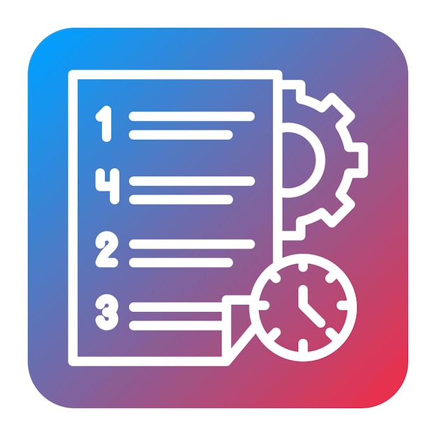 Imagen vectorial del icono de la matriz de prueba Se puede utilizar para pruebas de software