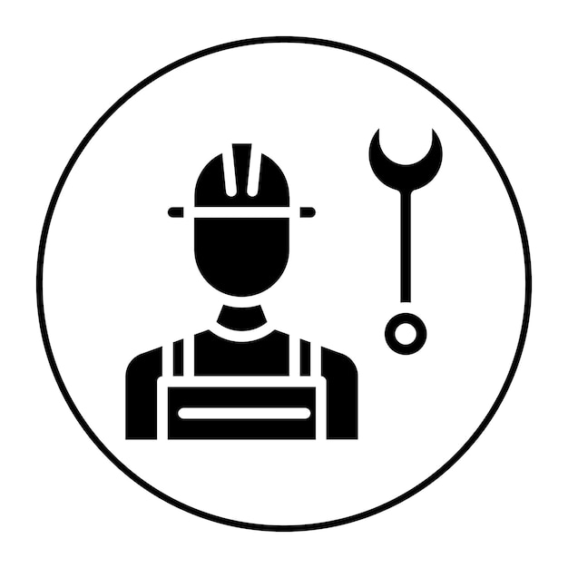 Imagen vectorial de icono mecánico Se puede usar para Diversidad