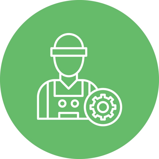 Imagen vectorial de icono mecánico Se puede usar para reparación de automóviles