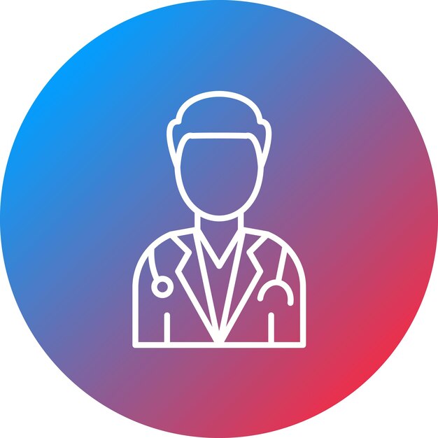 Imagen vectorial del icono del médico Se puede utilizar para Farmacia