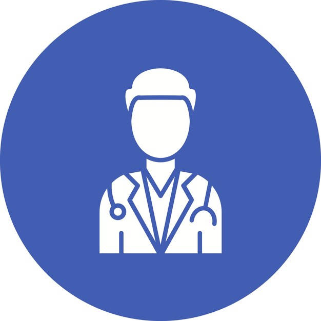 Imagen vectorial del icono del médico Se puede utilizar para Farmacia
