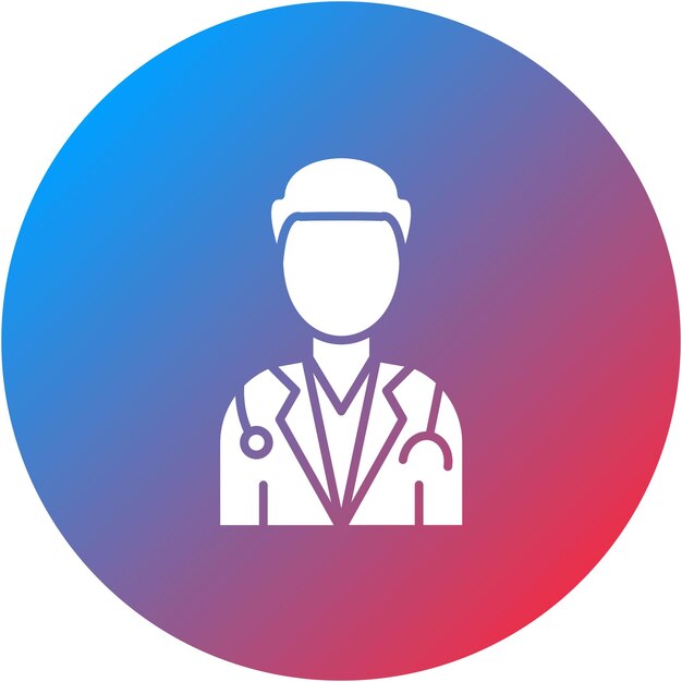 Imagen vectorial del icono del médico Se puede utilizar para Farmacia