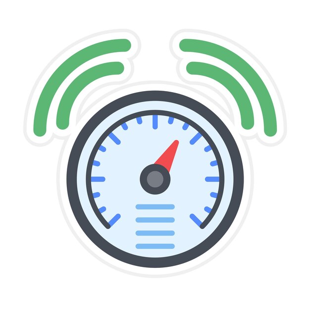 Imagen vectorial del icono del medidor inteligente Se puede utilizar para Smart Home