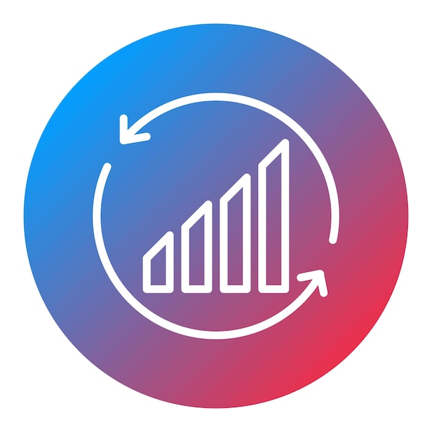 Vector imagen vectorial de icono de mejora continua puede utilizarse para la garantía de calidad