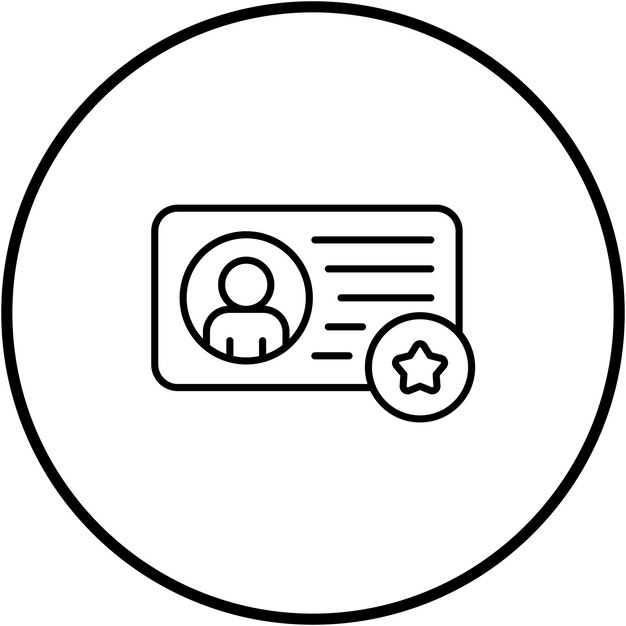 Imagen vectorial del icono de membresía Se puede utilizar para la tienda web