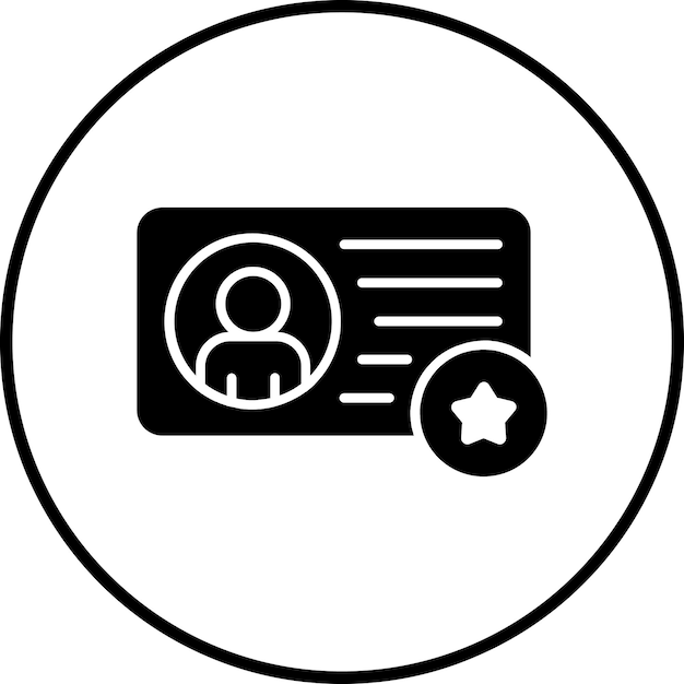 Imagen vectorial del icono de membresía Se puede utilizar para la tienda web