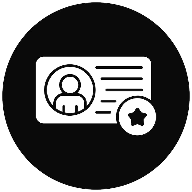 Imagen vectorial del icono de membresía Se puede utilizar para la tienda web