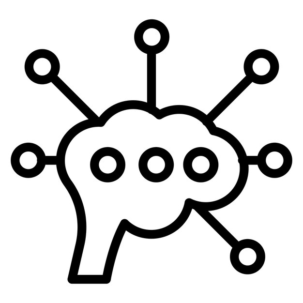 Imagen vectorial del icono de Memorias Compartidas Se puede usar para Amistad