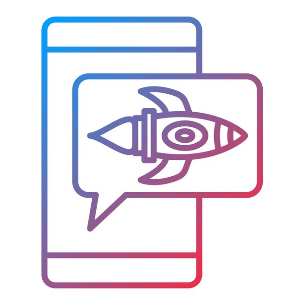 Imagen vectorial del icono del mensaje Se puede utilizar para el arranque