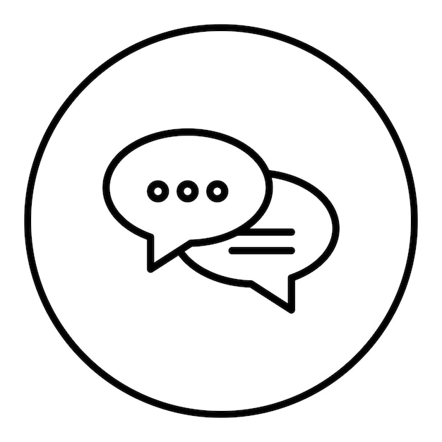 La imagen vectorial del icono del mensaje se puede utilizar para Contacta con nosotros