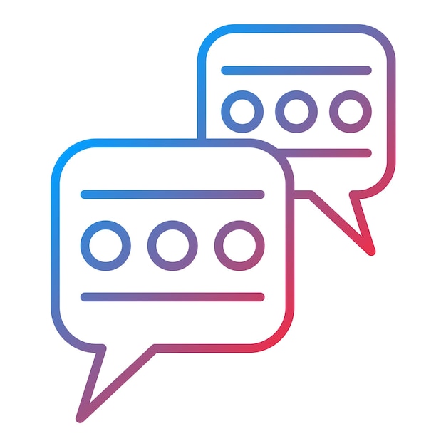 Imagen vectorial de icono de mensaje de texto Se puede utilizar para Comunicación y Medios