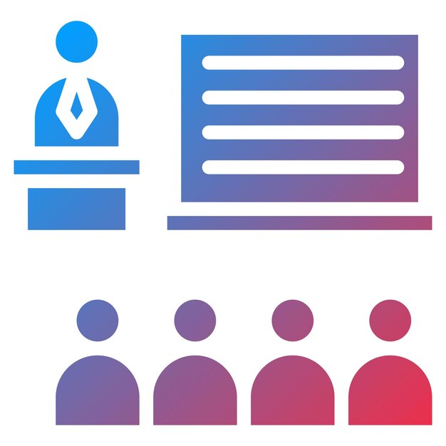 Imagen vectorial del icono de los mentores Se puede usar para la relación social