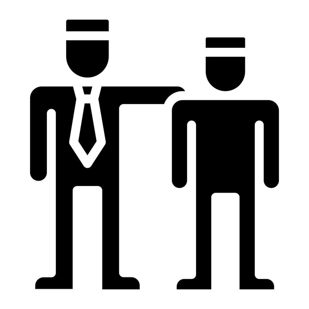 Imagen vectorial del icono de mentoría Se puede utilizar para la Feria del Trabajo