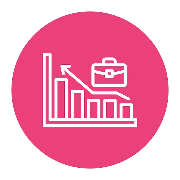 Imagen vectorial del icono del mercado de trabajo Se puede utilizar para la búsqueda de cabezas