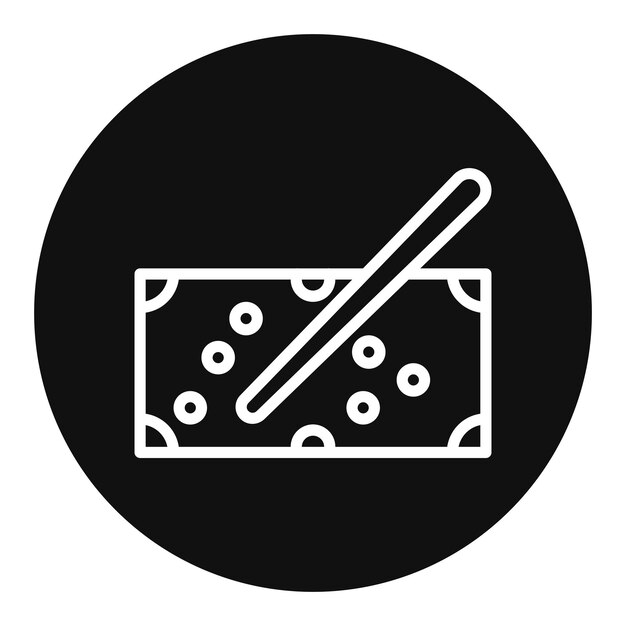 Imagen vectorial del icono de la mesa de billar Se puede usar para el boliche
