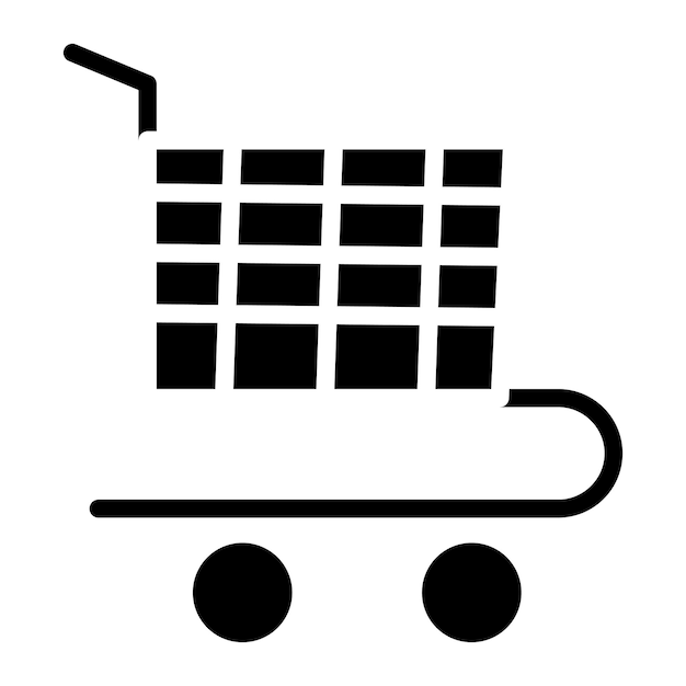 La imagen vectorial del icono de mi carrito se puede utilizar para el comercio minorista digital