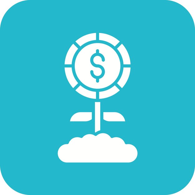 Imagen vectorial de icono de microcrédito Se puede utilizar para Finanzas