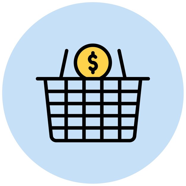 Imagen vectorial del icono de microtransacción Se puede utilizar para el comercio electrónico de juegos