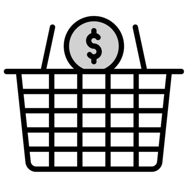 Imagen vectorial del icono de microtransacción Se puede utilizar para el comercio electrónico de juegos